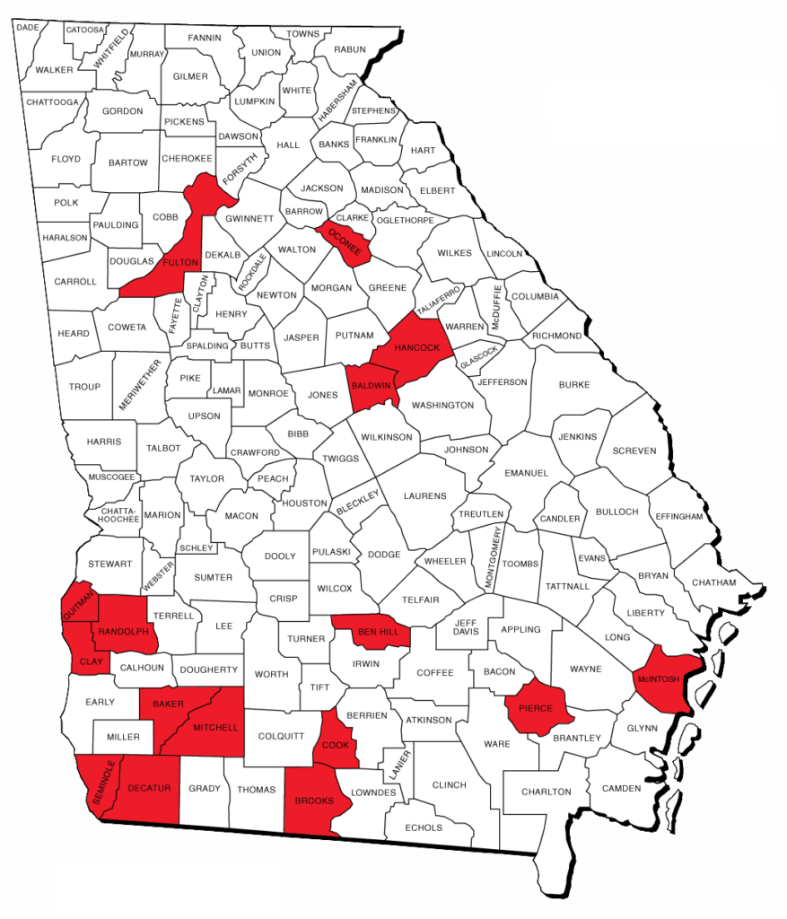 Grady EMS Coverage Map